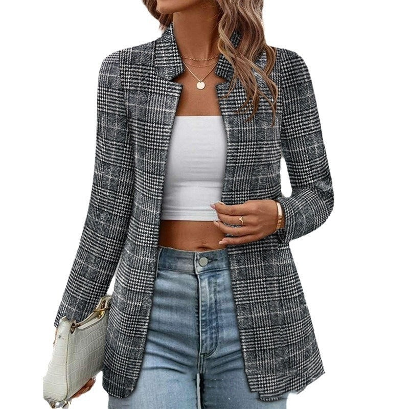 Women's Amazon Solid Color Basic Blazer